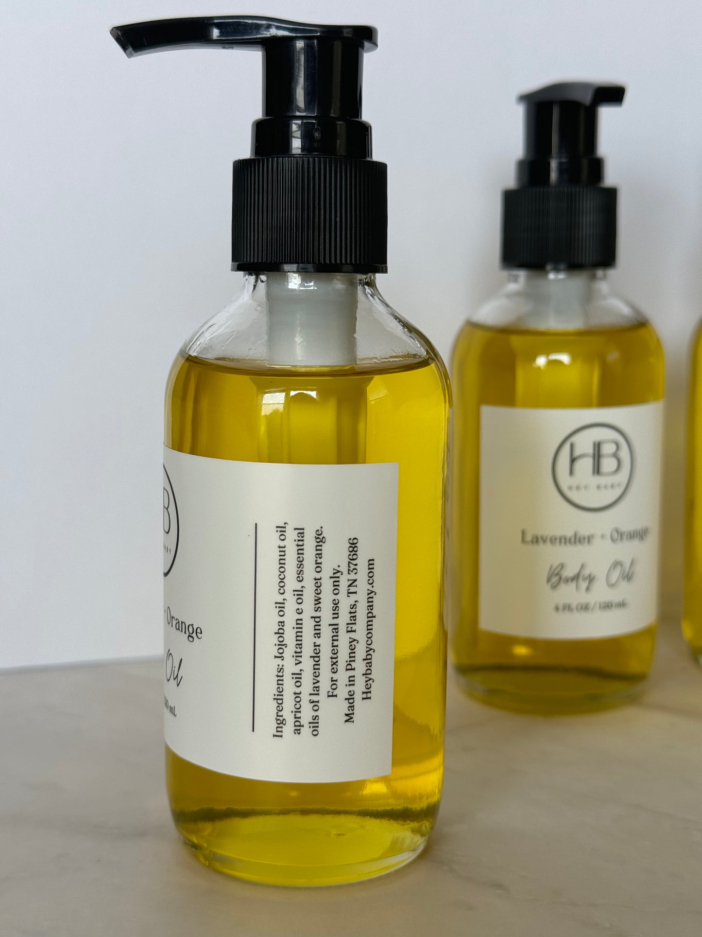 4 oz Lavender + Orange Body Oil