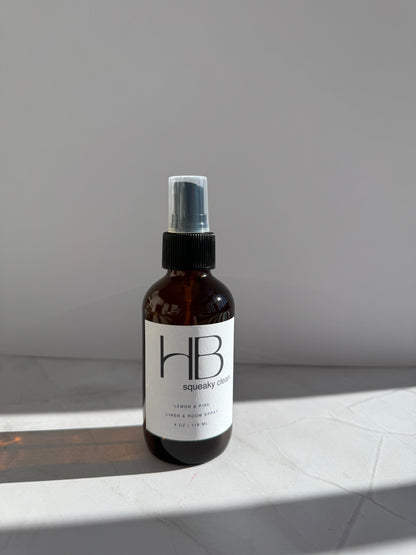 Squeaky Clean Room & Linen Spray