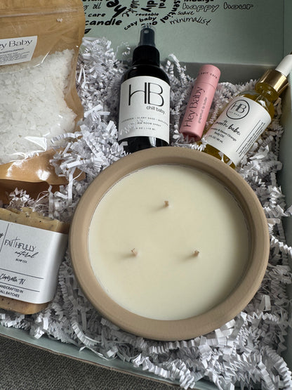 Hey Baby Box with 12 Oz Candle (New!)